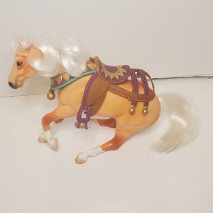 Vintage 2000 Empire Industries Grand Champion Reining Horse In A Slide Toy Play.